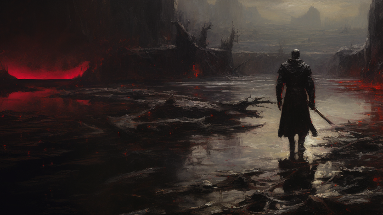 Son of Death stands firm, the eternal guardian of Tuonela